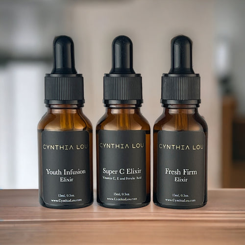 The Serums Trifecta: Youth Infusion Elixir + Fresh Firm Elixir + Super C Elixir